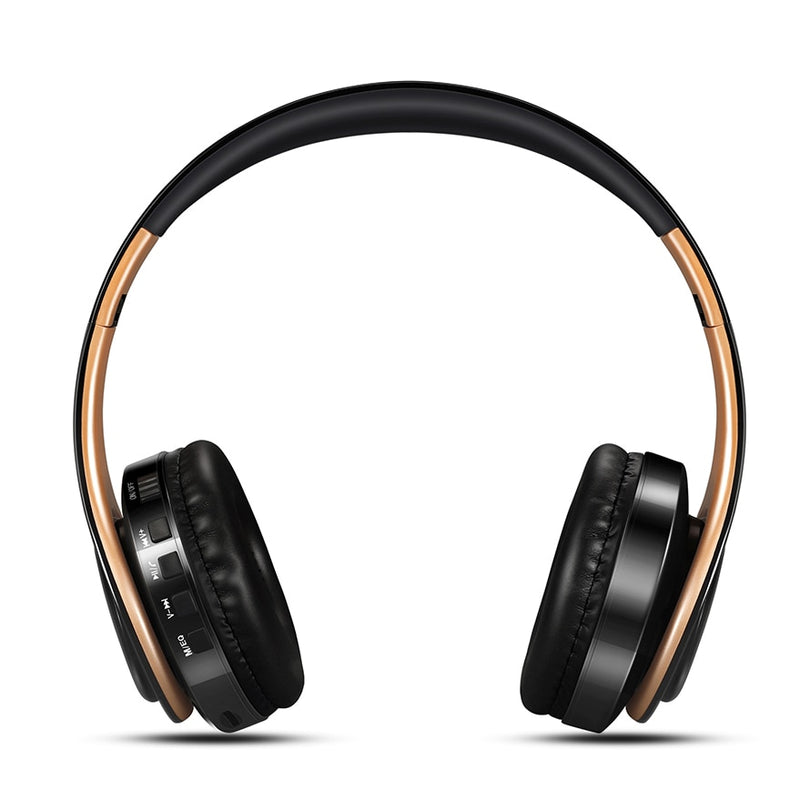 Fones de ouvido Bluetooth estéreo sem fio com microfone / cartão