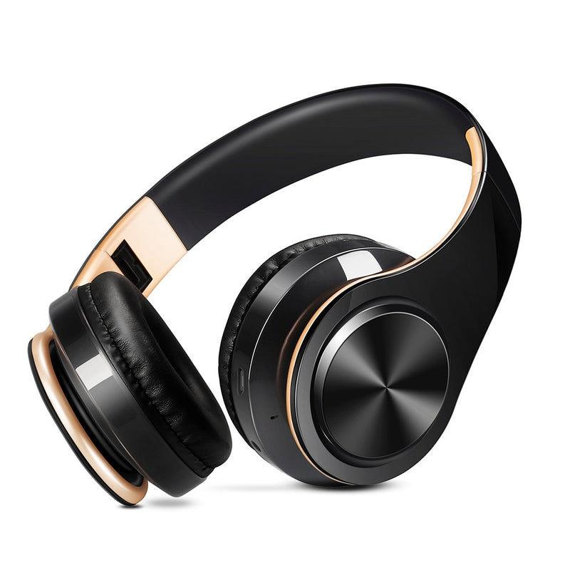 Fones de ouvido Bluetooth estéreo sem fio com microfone / cartão