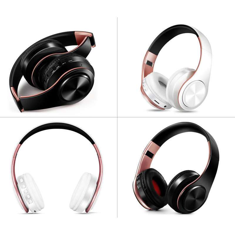 Fones de ouvido Bluetooth estéreo sem fio com microfone / cartão